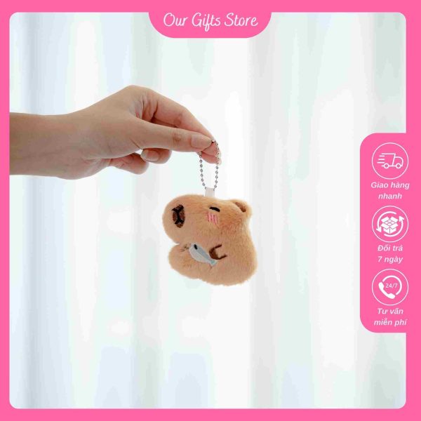 Móc khóa Capybara Mini Dễ Thương