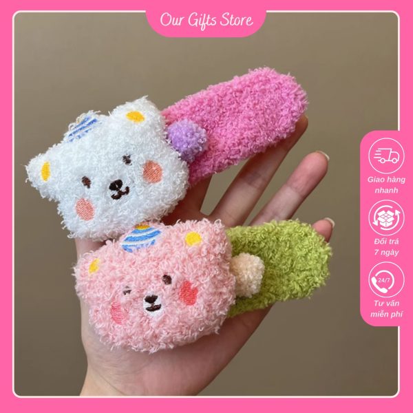 Kẹp tóc Gấu BB Our Gifts Dễ Thương